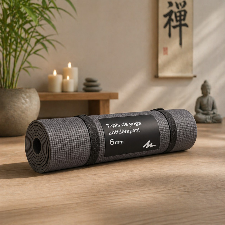 Tapis de yoga antidérapant 6 mm
