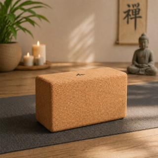 Brique de yoga en liège naturel