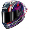 Casque Aeron GP FIM Replica Zarco SignatureCarbone / Blanc / Violet