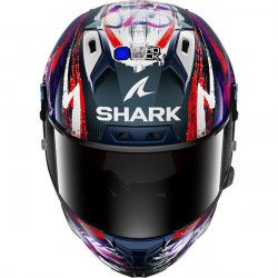 Casque Aeron GP FIM Replica Zarco SignatureCarbone / Blanc / Violet