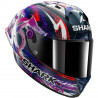 Casque Aeron GP FIM Replica Zarco SignatureCarbone / Blanc / Violet