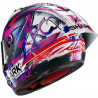 Casque Aeron GP FIM Replica Zarco SignatureCarbone / Blanc / Violet