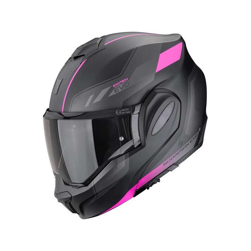 Casque Exo-Tech Evo Socius Noir Mat / Rose