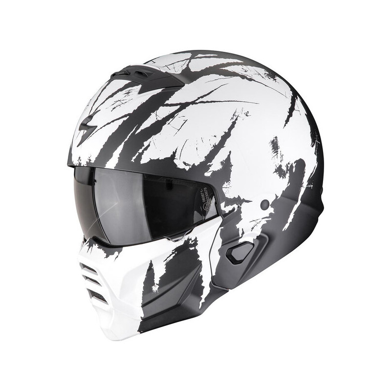 SCORPION - Casque Exo-Combat II Marauder Noir Mat / Blanc