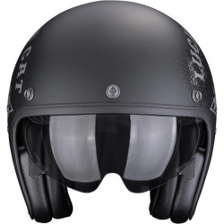 SCORPION - Casque Belfast Evo Hangar Noir / Argent / Mat