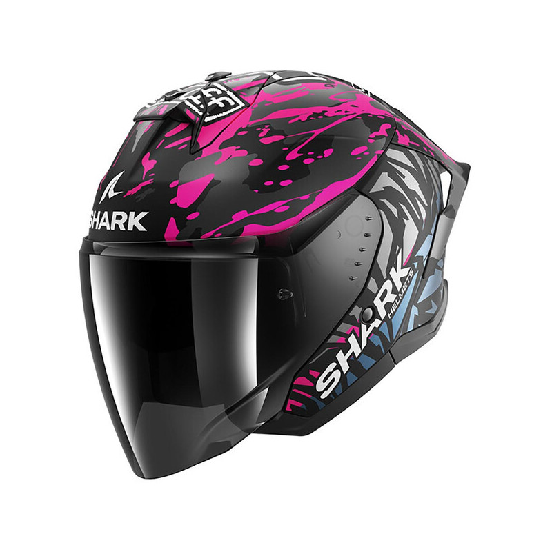 SHARK - Casque Skwal Jet Cup Replica Redding Noir / Violet / Bleu